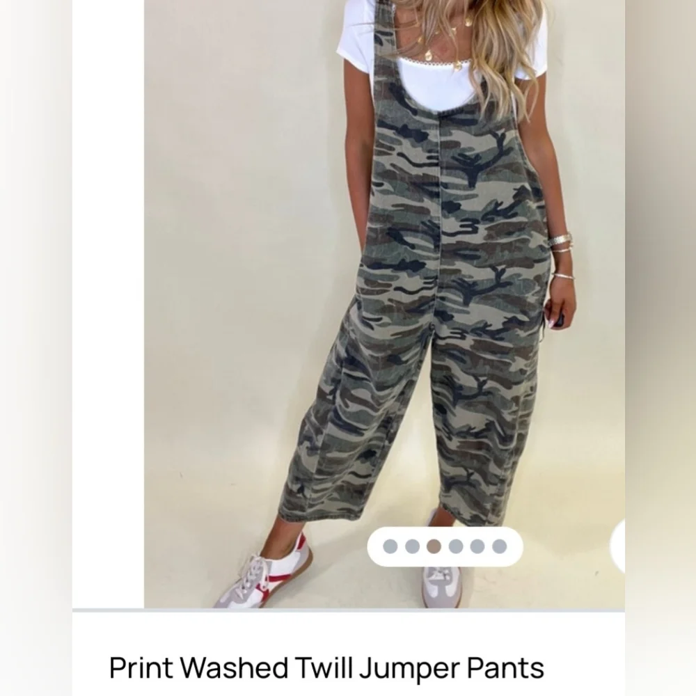 Easel Camo Jumpsuit for Women - Picture 1 of 3